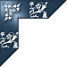 Eckenblaugebumptgitti