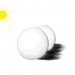 2Kugeln NEU 3 Schatten jacky1