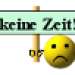 Schild-keineZeit-Jacky