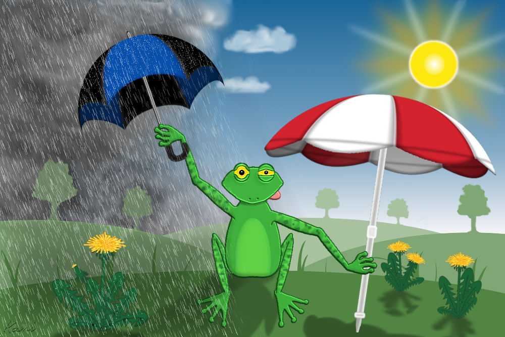 Aprilwetter Lustige Bilder: Zeichnen lernen mit dem Wetter!